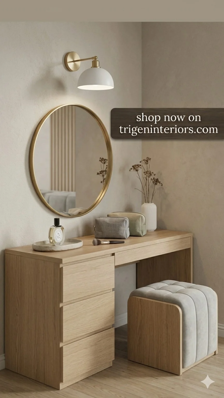 Made-to-measure dressing table