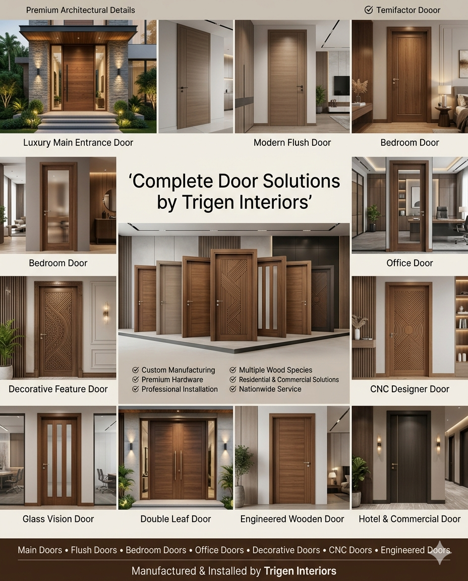 Custom Door Services in Pakistan | Trigen Interiors